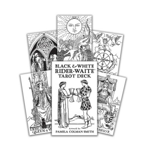 Black & White Rider-Waite Tarot - US Games